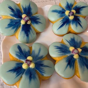 Sugar Mama's Sugar Cookie - Flower 04 - 5 Round Tipped Petals